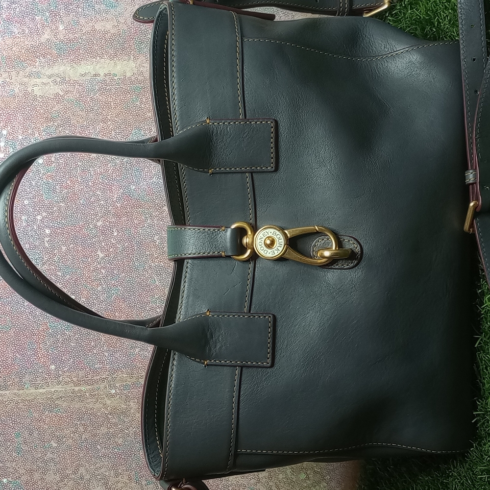 Steel Blue Florentine Amelie Large Tote